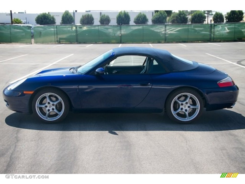 2001 911 Carrera Cabriolet - Lapis Blue Metallic / Metropol Blue photo #11