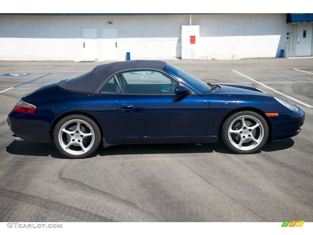 2001 911 Carrera Cabriolet - Lapis Blue Metallic / Metropol Blue photo #14