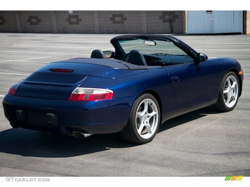 2001 911 Carrera Cabriolet - Lapis Blue Metallic / Metropol Blue photo #20