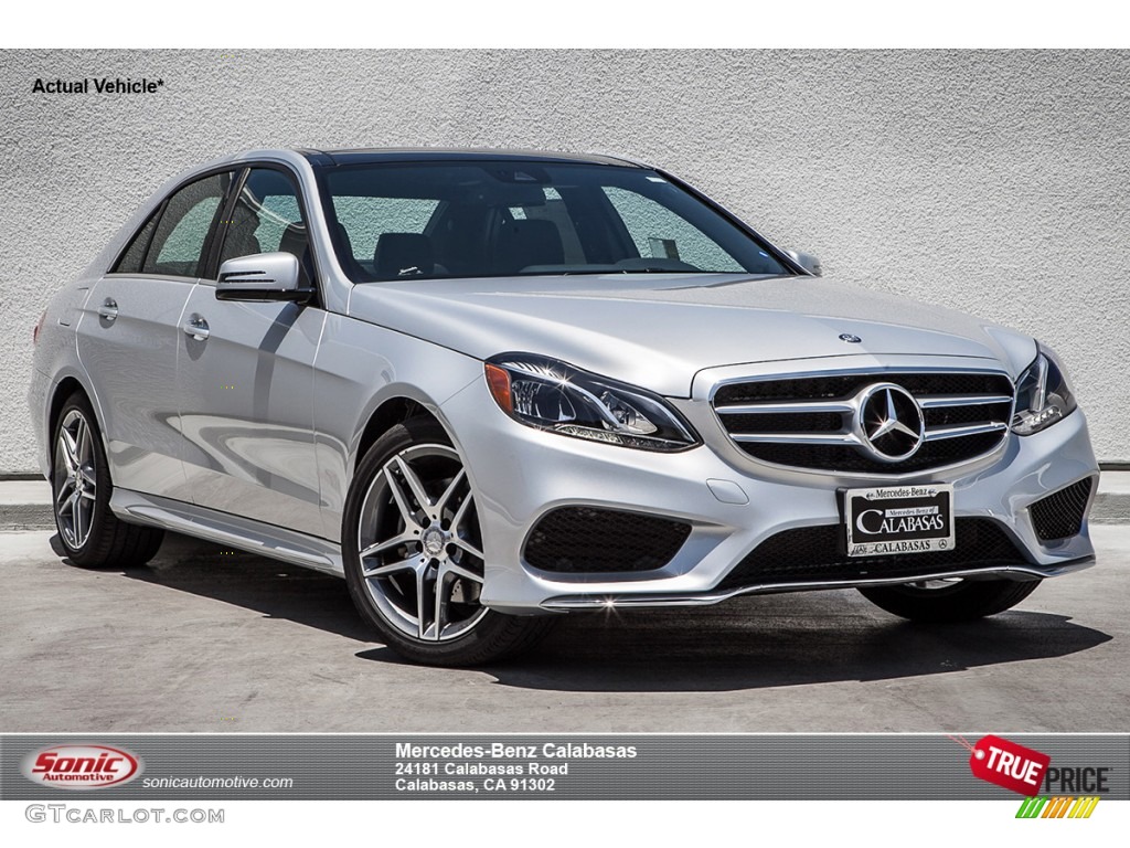 2014 E 350 Sport Sedan - Iridium Silver Metallic / Black photo #1