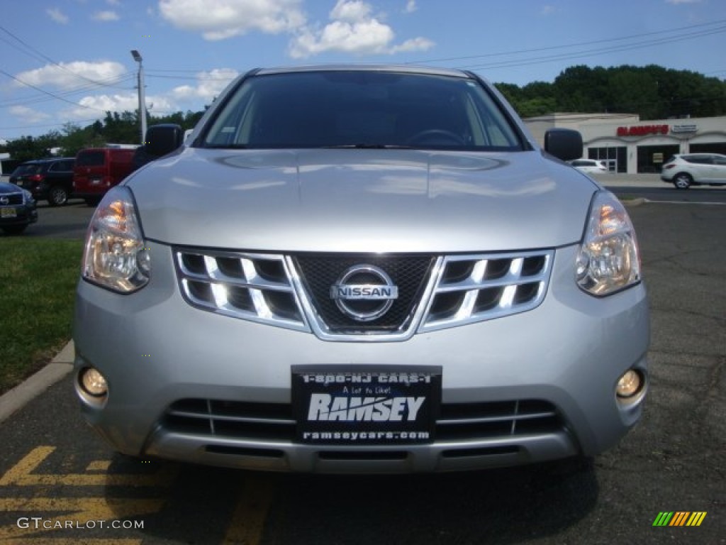 2012 Rogue S AWD - Brilliant Silver / Black photo #2