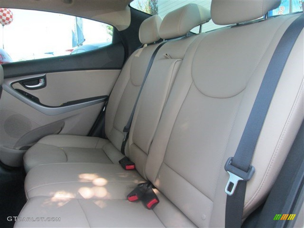 2014 Elantra Limited Sedan - Bronze / Beige photo #10