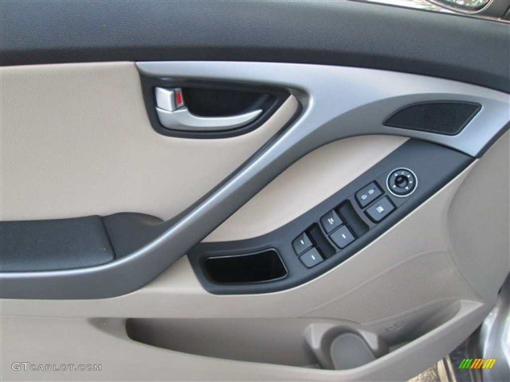 2014 Elantra Limited Sedan - Bronze / Beige photo #14