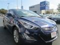 2014 Blue Hyundai Elantra SE Sedan  photo #1