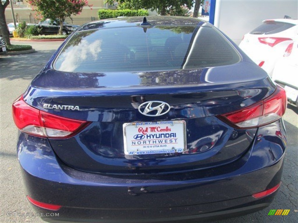 2014 Elantra SE Sedan - Blue / Beige photo #5