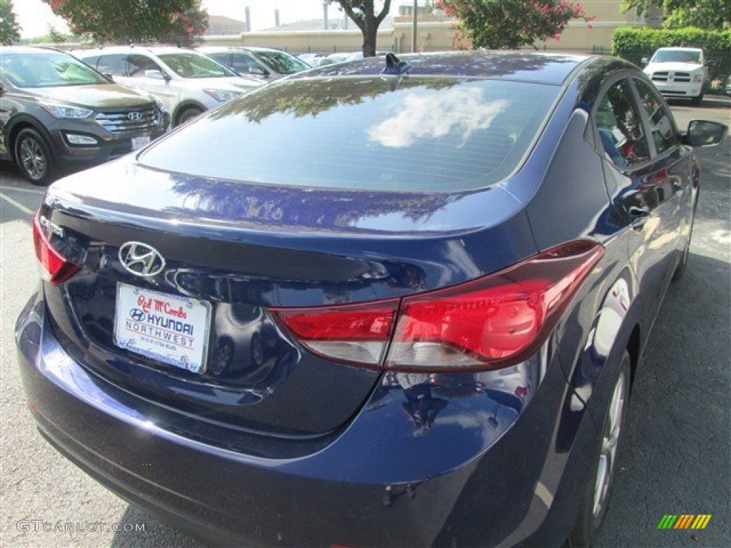 2014 Elantra SE Sedan - Blue / Beige photo #7