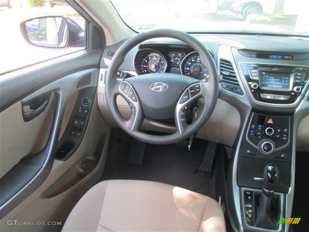 2014 Elantra SE Sedan - Blue / Beige photo #10