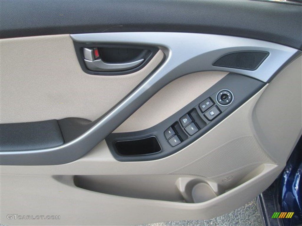2014 Elantra SE Sedan - Blue / Beige photo #12