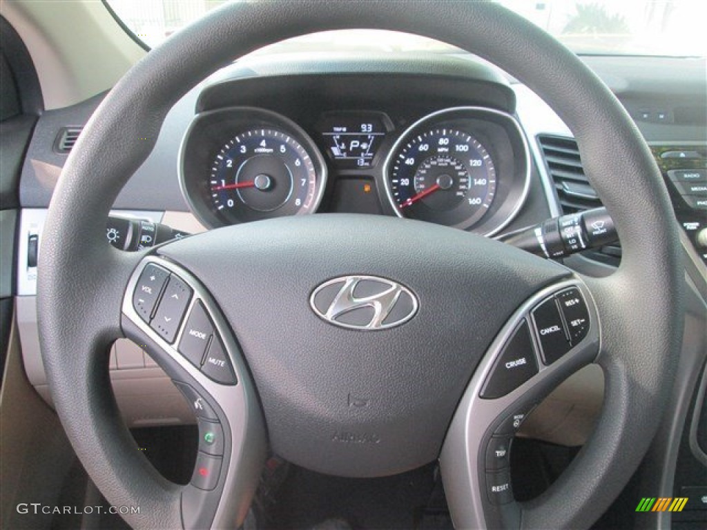 2014 Elantra SE Sedan - Blue / Beige photo #17