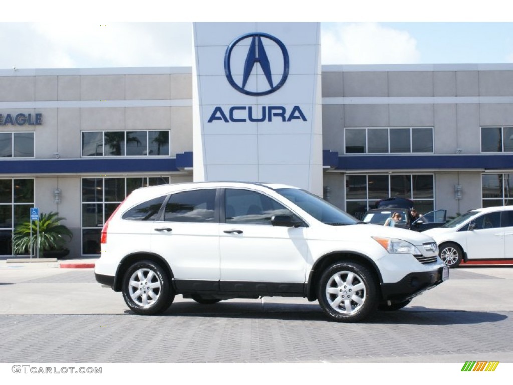 2008 CR-V EX - Taffeta White / Gray photo #1