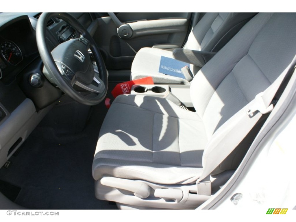 2008 CR-V EX - Taffeta White / Gray photo #12