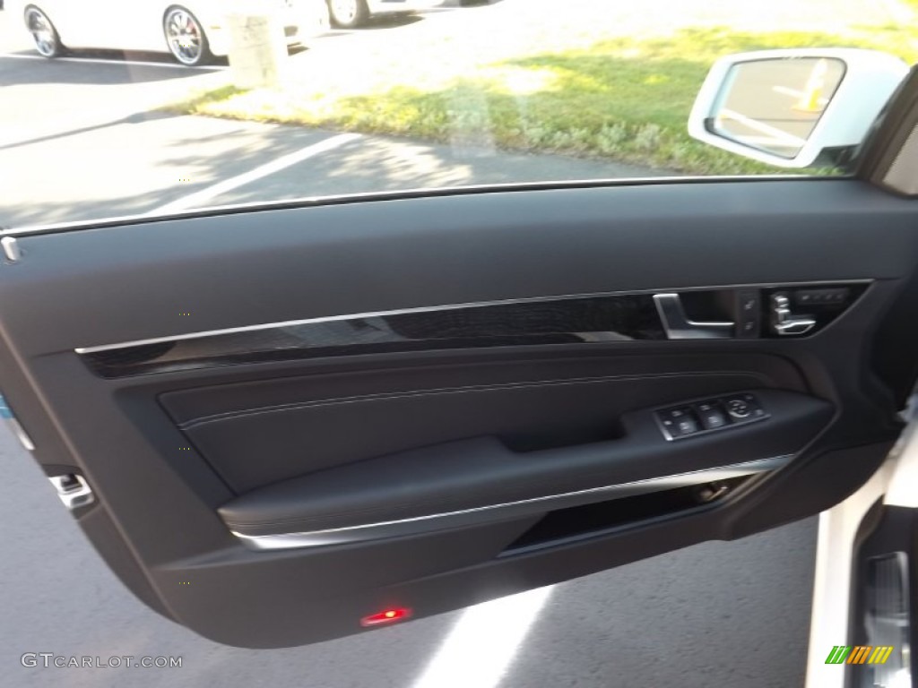 2014 Mercedes-Benz E 350 4Matic Coupe Black Door Panel Photo #96211985