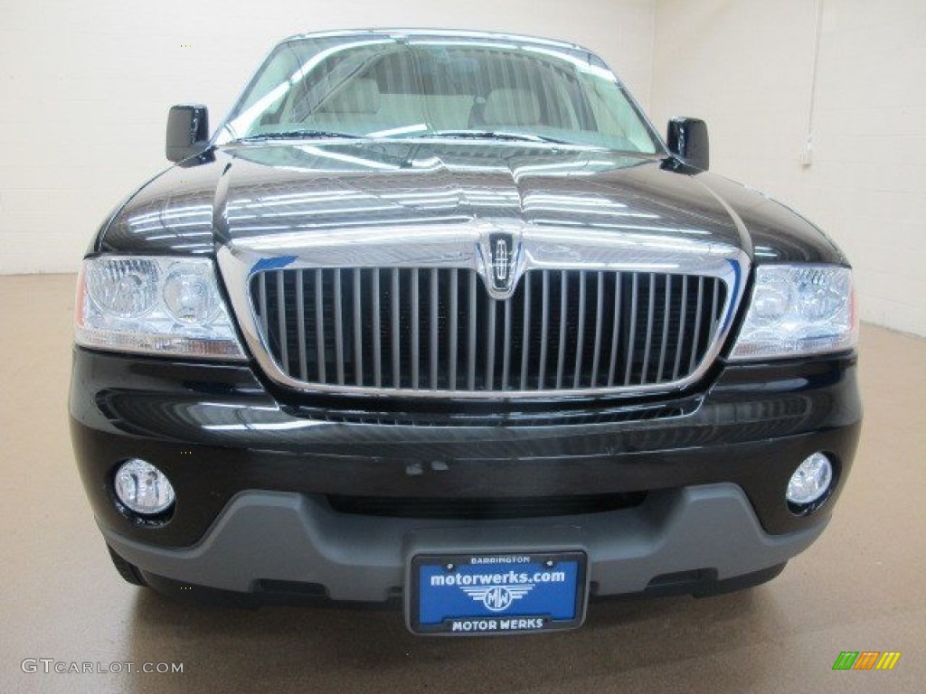 2004 Aviator Luxury AWD - Black / Light Parchment photo #2