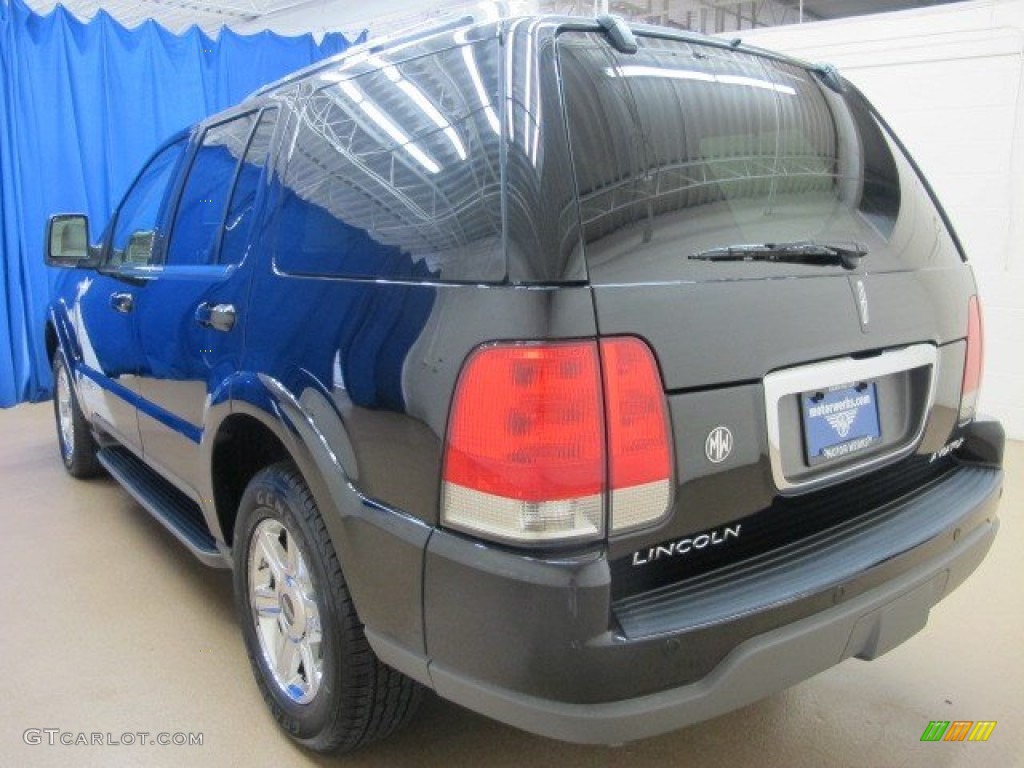 2004 Aviator Luxury AWD - Black / Light Parchment photo #6