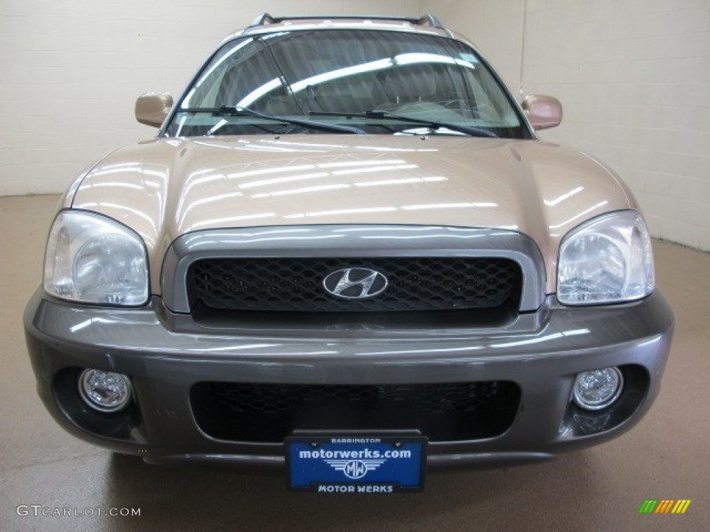 2004 Santa Fe GLS 4WD - Sandstone / Beige photo #2