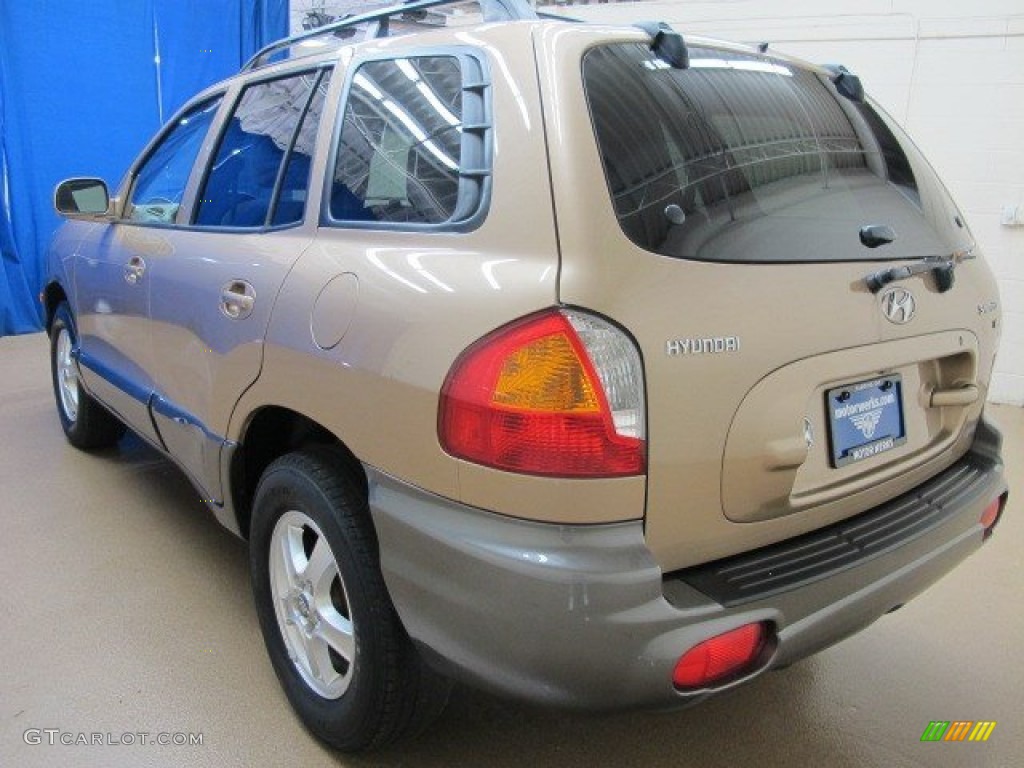 2004 Santa Fe GLS 4WD - Sandstone / Beige photo #5