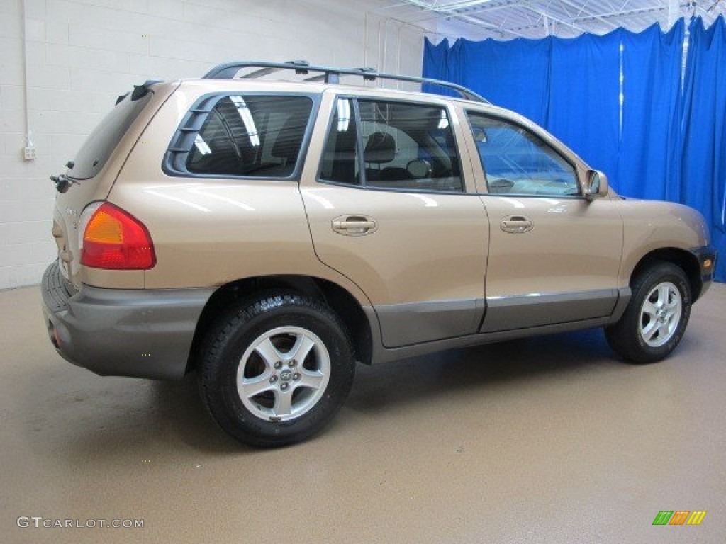 2004 Santa Fe GLS 4WD - Sandstone / Beige photo #8