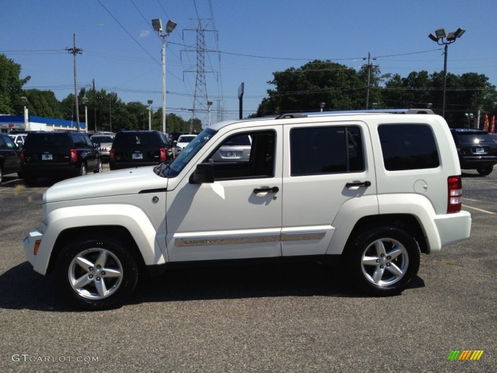 Stone White 2008 Jeep Liberty Limited 4x4 Exterior Photo #96217790