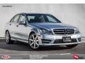 2014 Diamond Silver Metallic Mercedes-Benz C 250 Sport  photo #1