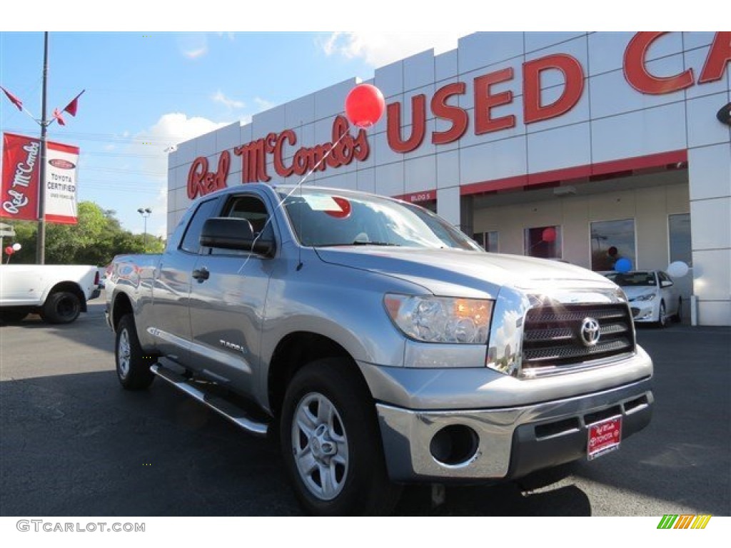 2009 Tundra SR5 Double Cab - Silver Sky Metallic / Graphite Gray photo #1