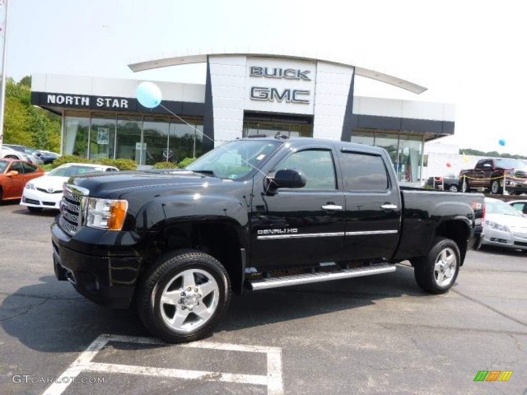 2014 Sierra 2500HD Denali Crew Cab 4x4 - Onyx Black / Ebony photo #1