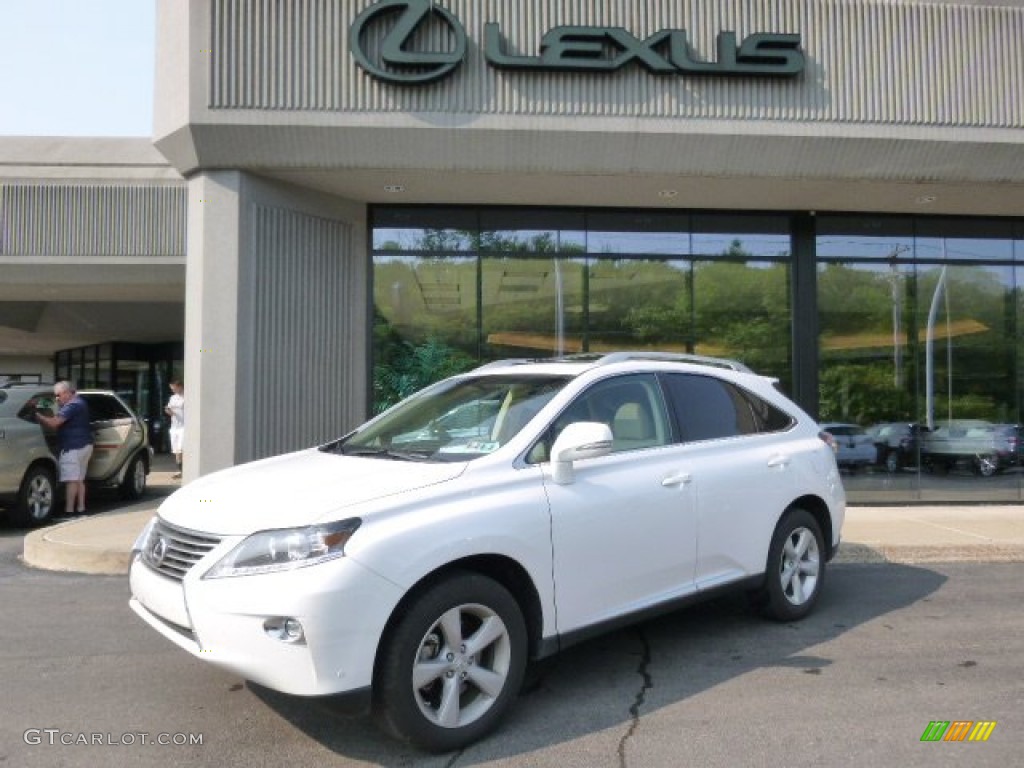 2015 RX 350 AWD - Starfire White Pearl / Parchment photo #1