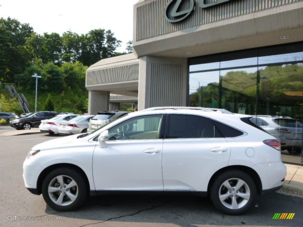 2015 RX 350 AWD - Starfire White Pearl / Parchment photo #8