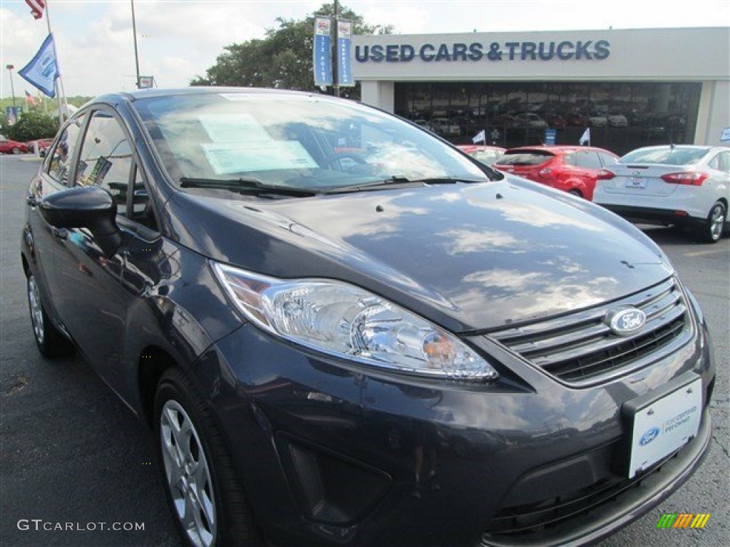 2013 Fiesta S Sedan - Violet Gray / Charcoal Black/Light Stone photo #1