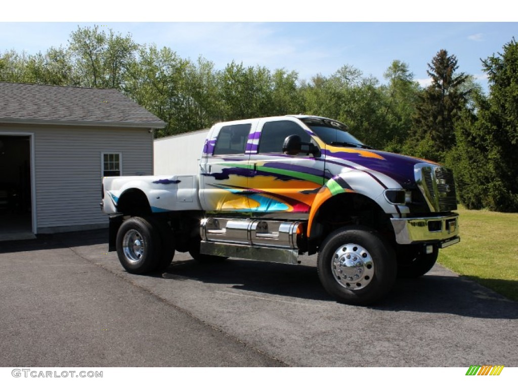 2008 F650 Super Duty XLT Crew Cab - Custom Paint / Medium Flint photo #2