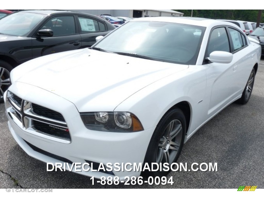 2014 Charger R/T - Bright White / Black photo #1