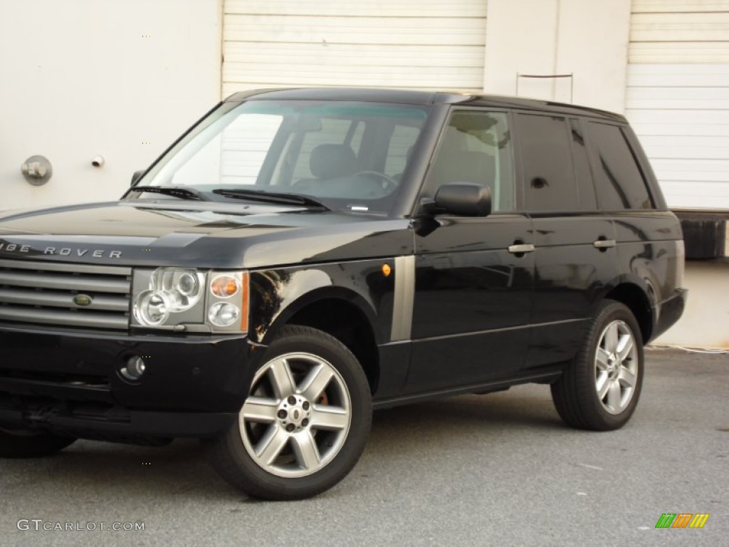 2003 Range Rover HSE - Java Black Metallic / Charcoal/Jet Black photo #10