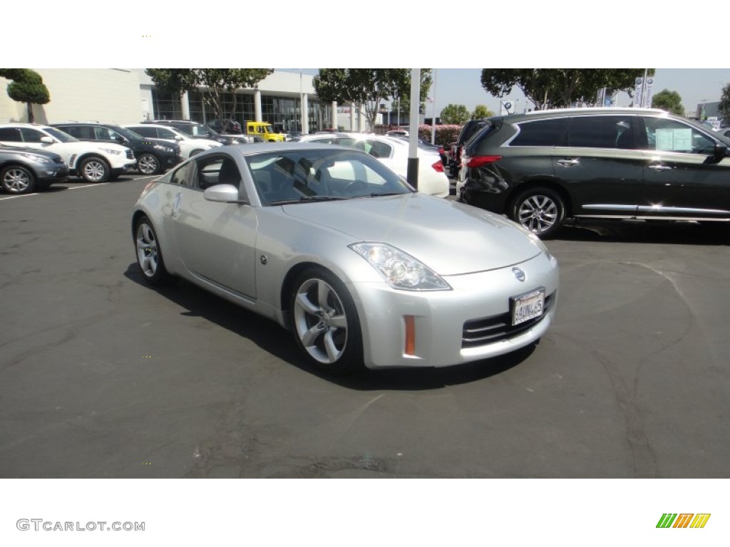 2008 350Z Touring Coupe - Silver Alloy / Charcoal photo #3