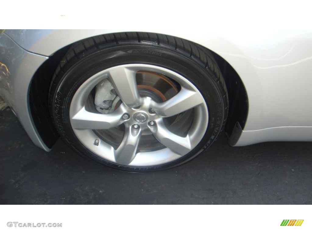 2008 350Z Touring Coupe - Silver Alloy / Charcoal photo #16