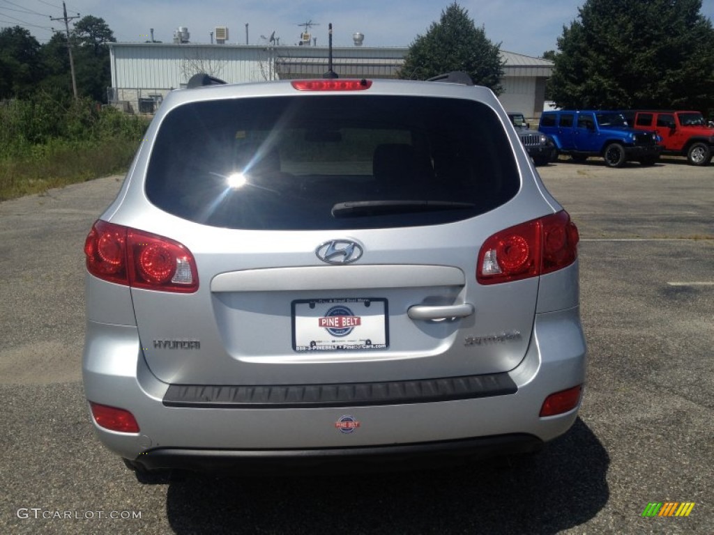 2008 Santa Fe GLS - Bright Silver / Gray photo #8