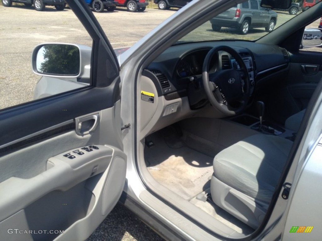 2008 Santa Fe GLS - Bright Silver / Gray photo #15