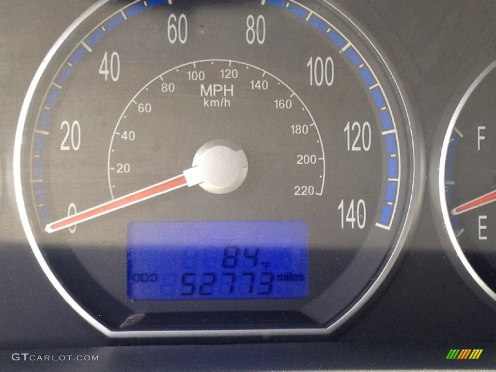 2008 Santa Fe GLS - Bright Silver / Gray photo #19