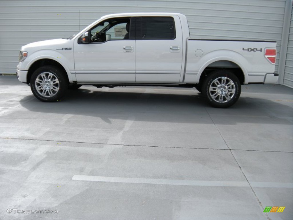 2014 F150 Platinum SuperCrew 4x4 - White Platinum / Black photo #6