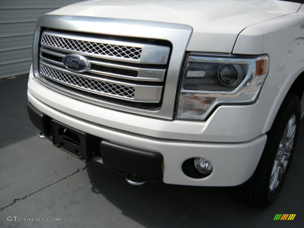 2014 F150 Platinum SuperCrew 4x4 - White Platinum / Black photo #10