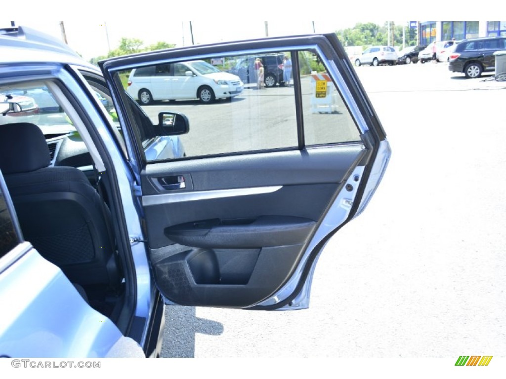 2010 Outback 2.5i Premium Wagon - Sky Blue Metallic / Off Black photo #17