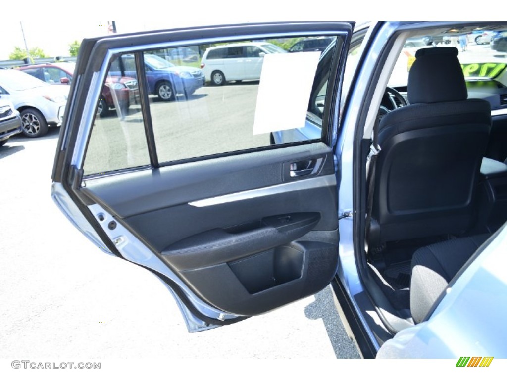 2010 Outback 2.5i Premium Wagon - Sky Blue Metallic / Off Black photo #18