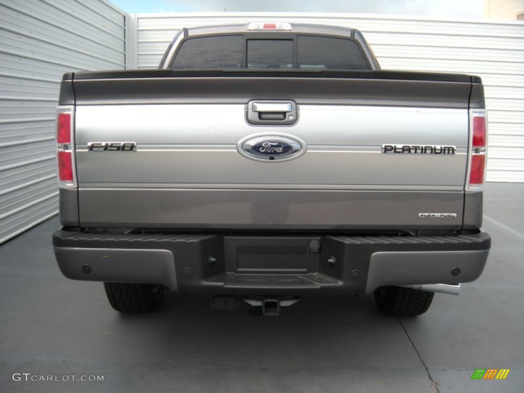 2014 F150 Platinum SuperCrew 4x4 - Sterling Grey / Black photo #5