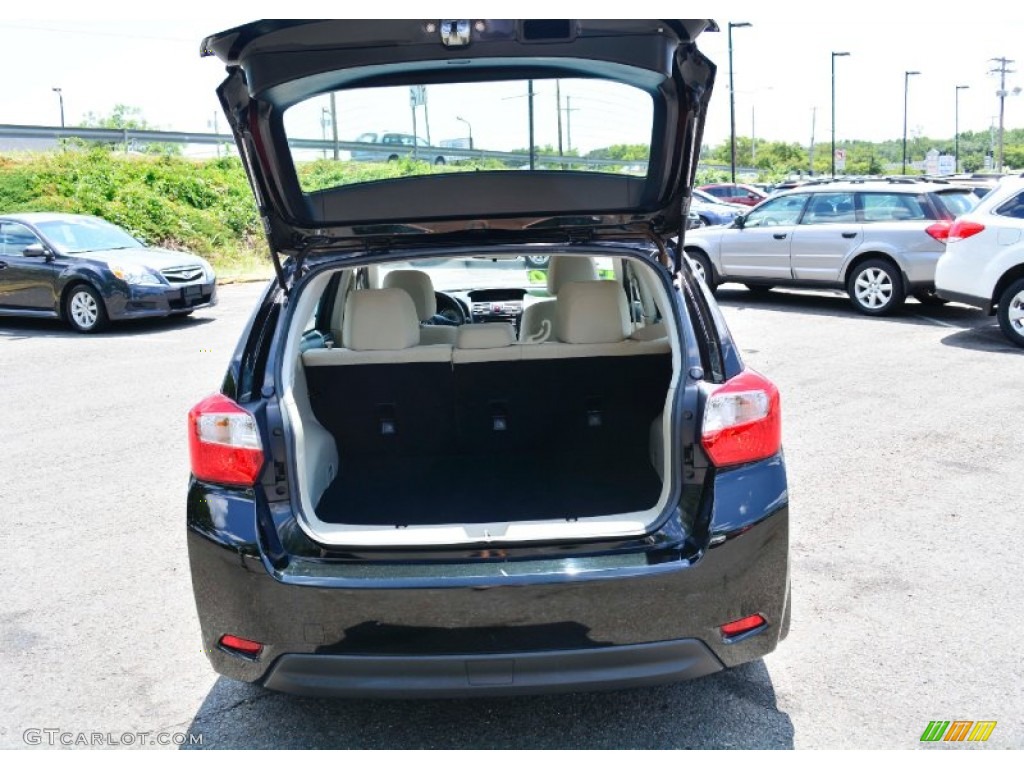 2012 Impreza 2.0i 5 Door - Obsidian Black Pearl / Ivory photo #8