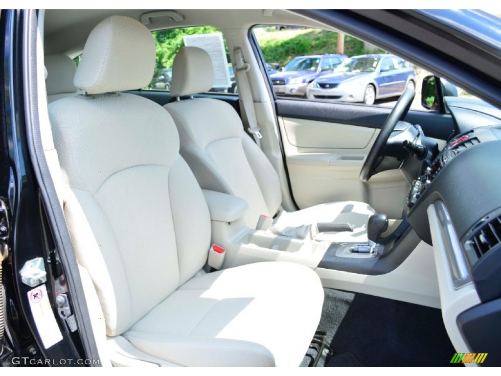 2012 Impreza 2.0i 5 Door - Obsidian Black Pearl / Ivory photo #13