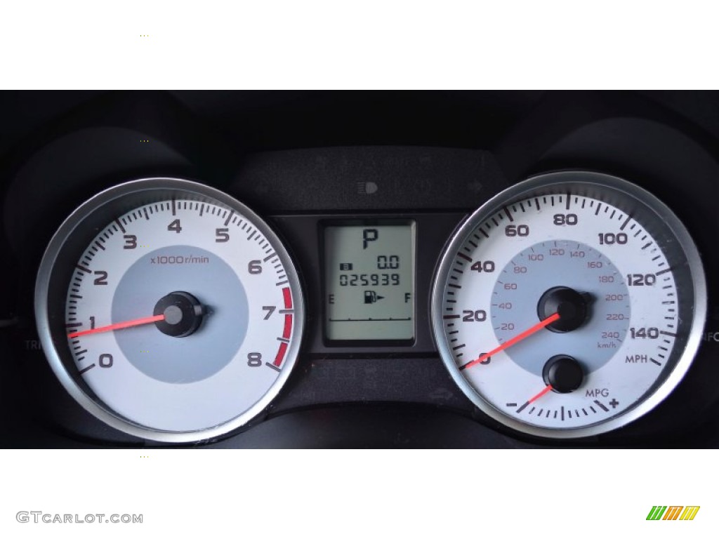 2012 Impreza 2.0i 5 Door - Obsidian Black Pearl / Ivory photo #15