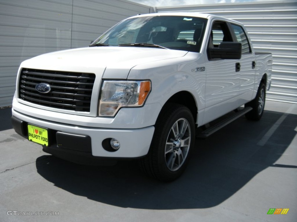 2014 F150 STX SuperCrew - Oxford White / Black photo #7