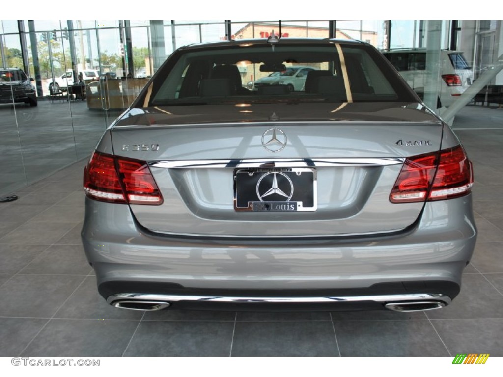 2014 E 350 4Matic Sedan - Paladium Silver Metallic / Black photo #4
