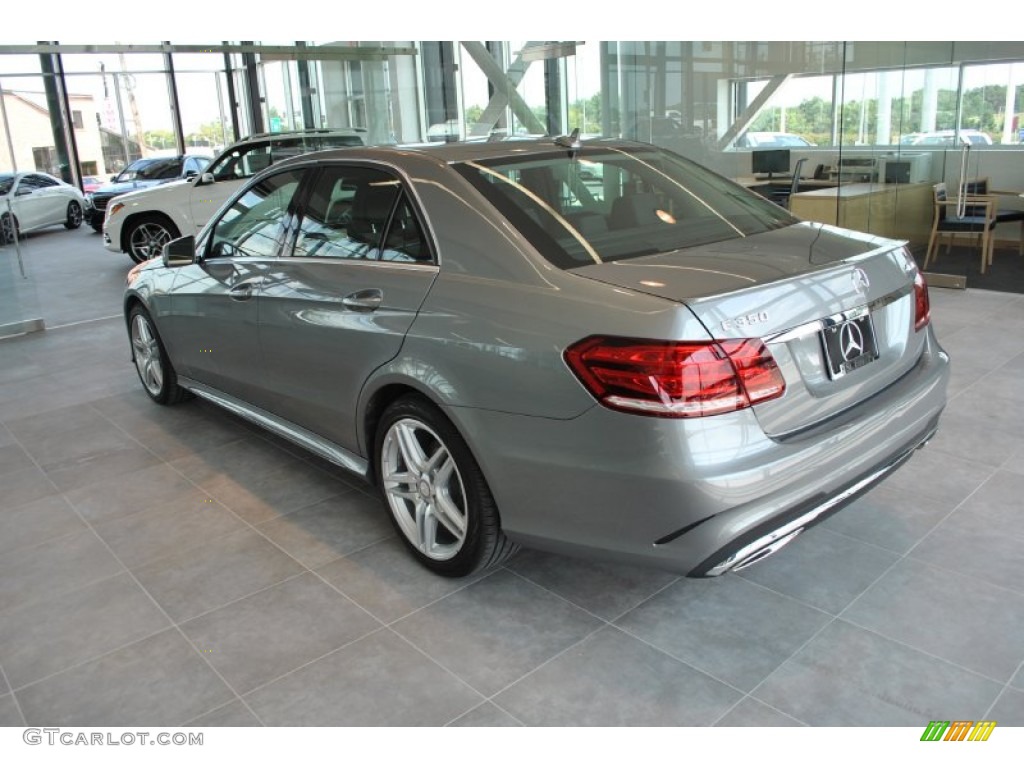 2014 E 350 4Matic Sedan - Paladium Silver Metallic / Black photo #9