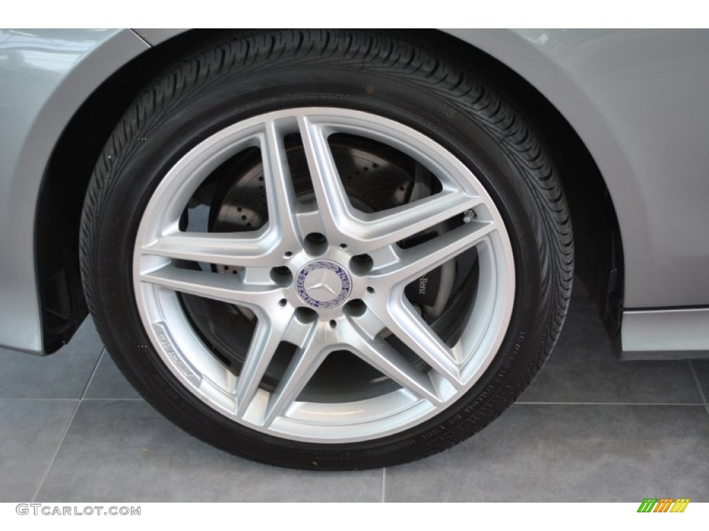 2014 E 350 4Matic Sedan - Paladium Silver Metallic / Black photo #10