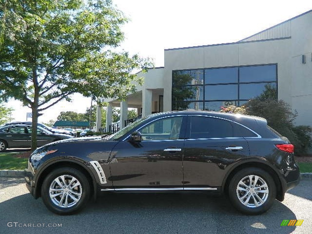 2009 FX 35 AWD - Midnight Mocha / Wheat photo #2