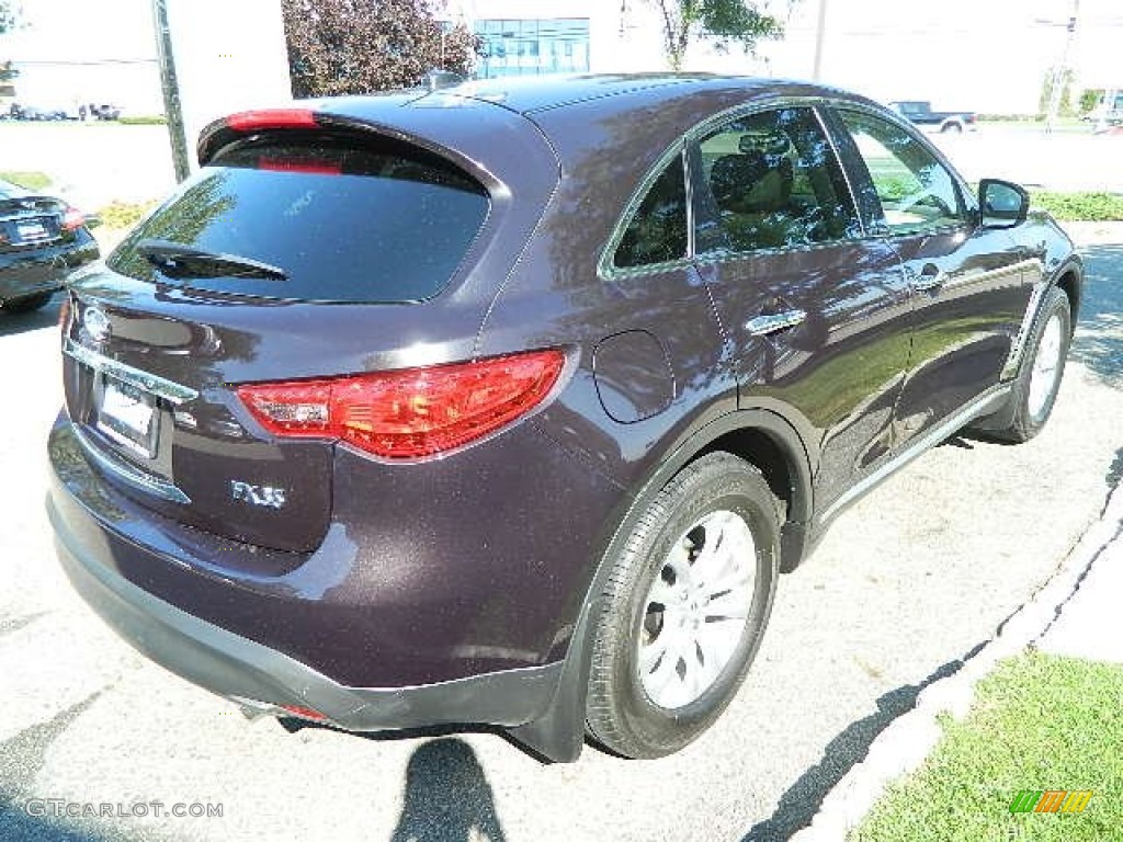 2009 FX 35 AWD - Midnight Mocha / Wheat photo #6